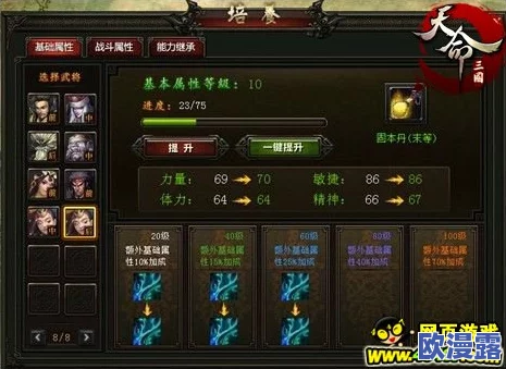 鸦卫奇旅游戏内角色属性详细查看与解析方法指南