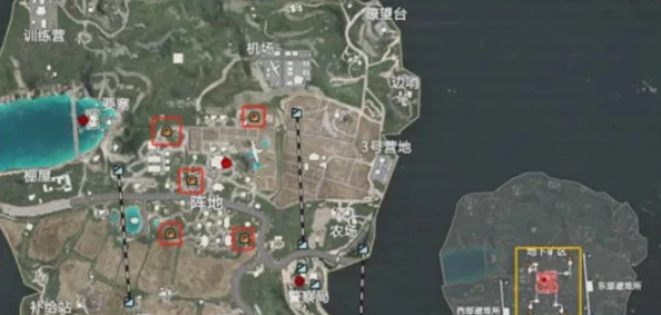 和平精英游戏中地铁逃生模式的辐射区域具体位置在哪？