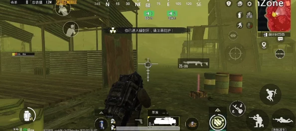 和平精英游戏中地铁逃生模式的辐射区域具体位置在哪？